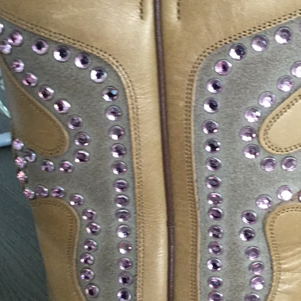 Frye tan cowboy boots - Picture 5 of 5